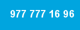 977 777 16 96 977 777 16 96